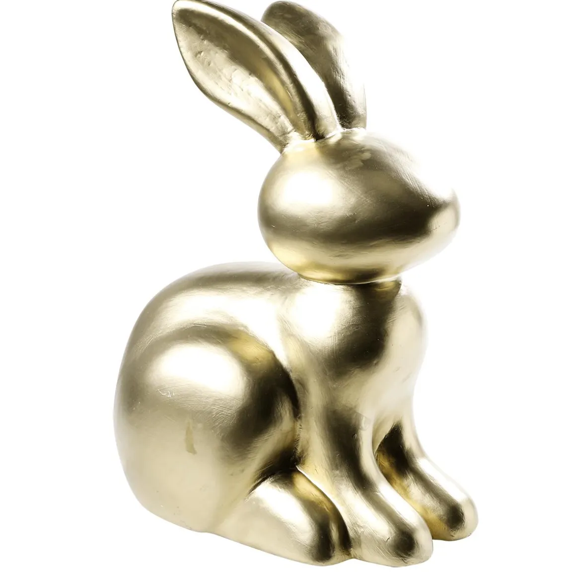 Figura Decorativa Conejo De Pascua Dorado, 50 Cm
