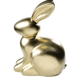 Figura Decorativa Conejo De Pascua Dorado, 50 Cm