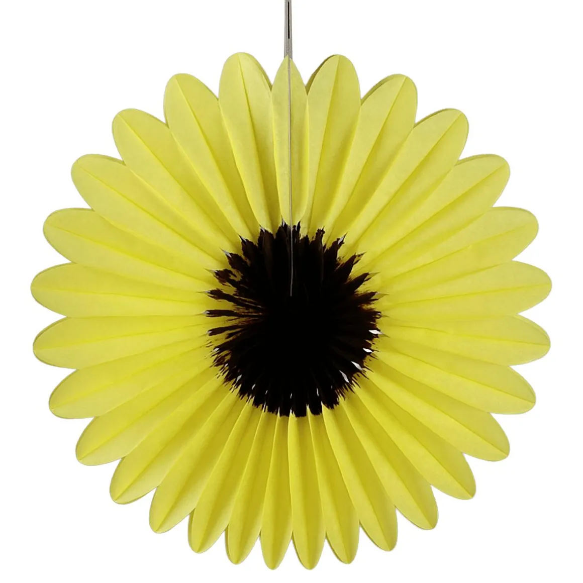 Flor De Girasol De Papel De Nido De Abeja, Ignífugo 40 Cm