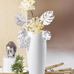 Flor De Plástico Frangipani 85 Cm