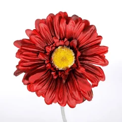 Flores Artificiales Gerberas Rojas 2 Piezas