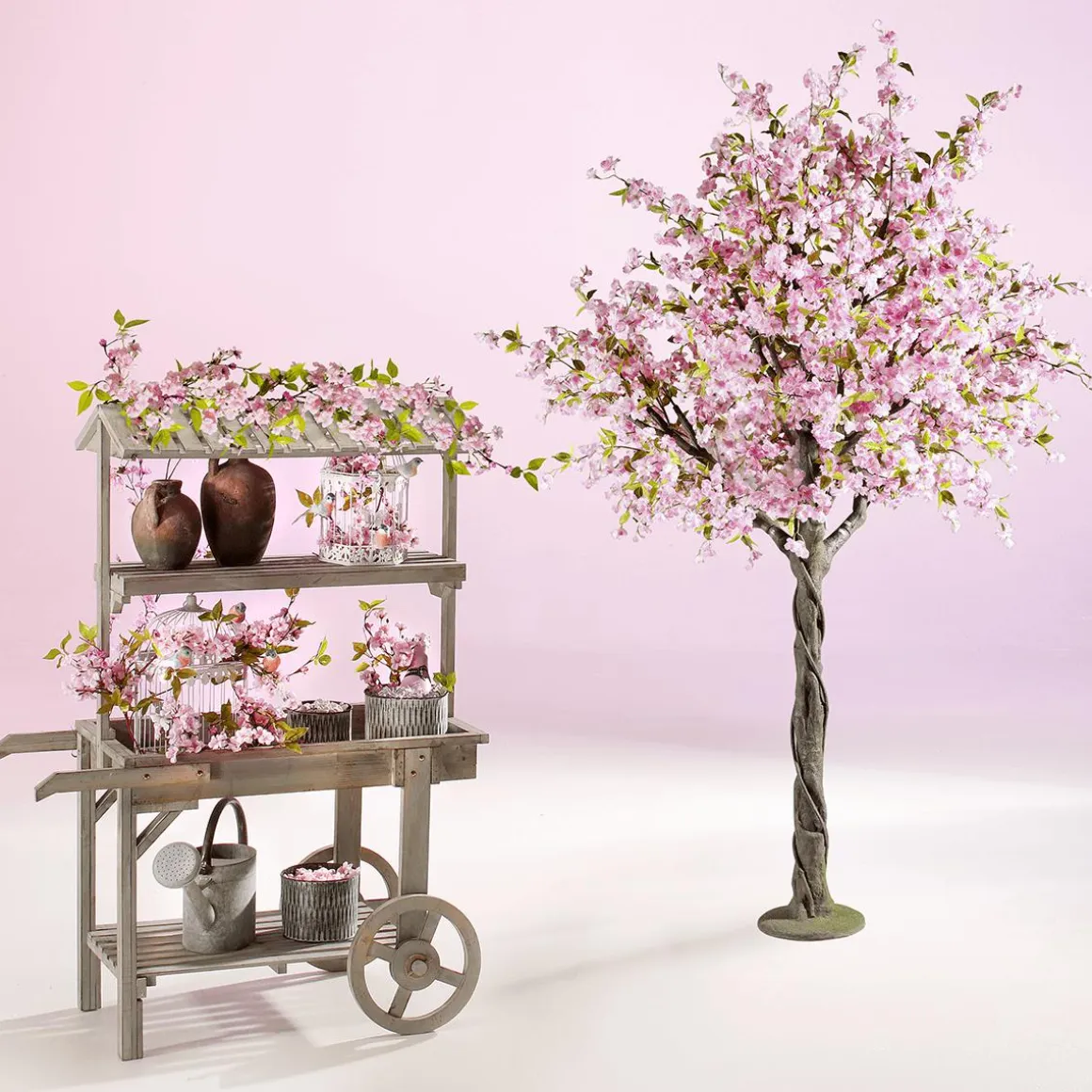 Flores De Cerezo Decorativas Para Dispersar, Rosado