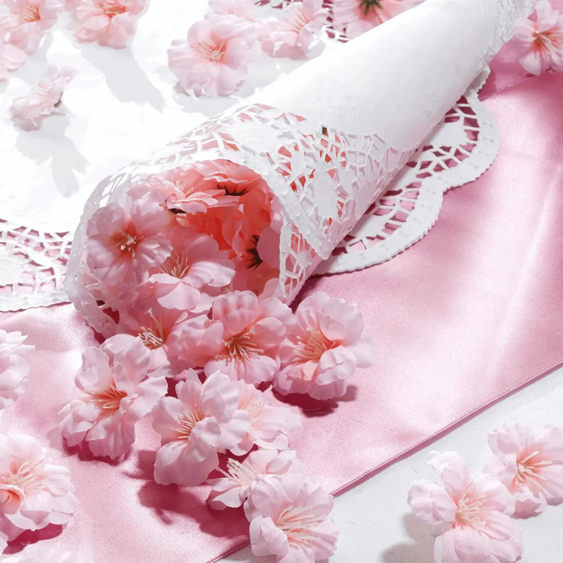 Flores De Cerezo Decorativas Para Dispersar, Rosado