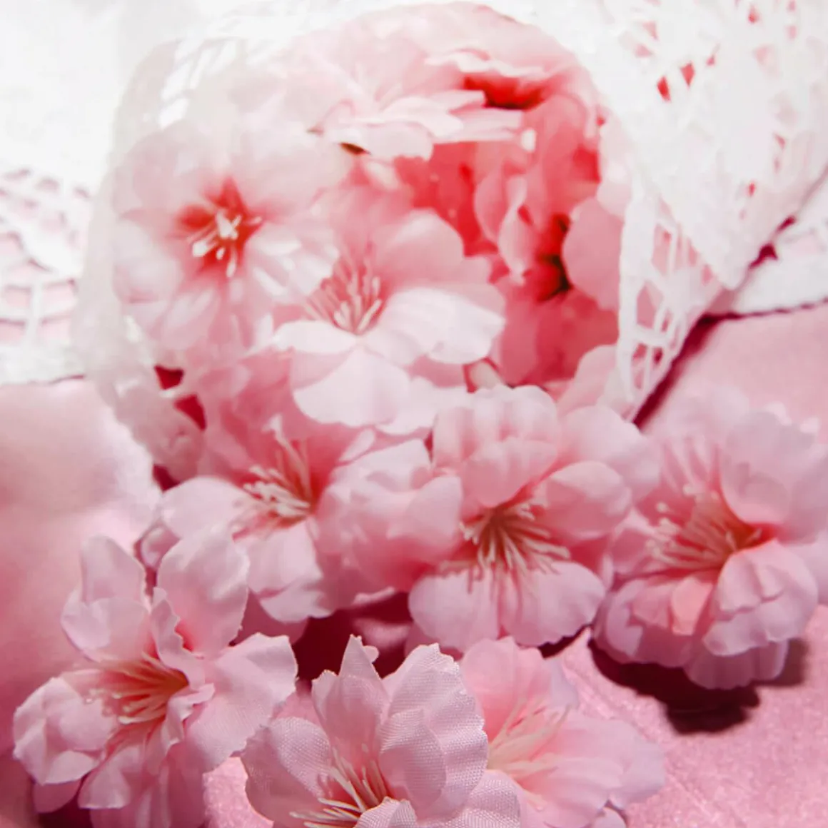 Flores De Cerezo Decorativas Para Dispersar, Rosado