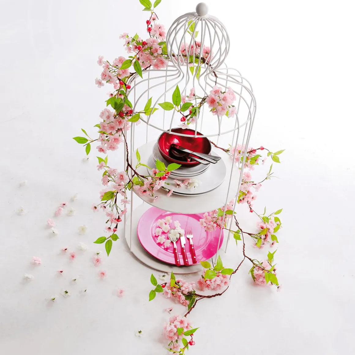 Flores De Cerezo Decorativas Para Dispersar, Rosado