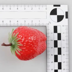 Fresas Alimentos De Imitación 12 Piezas