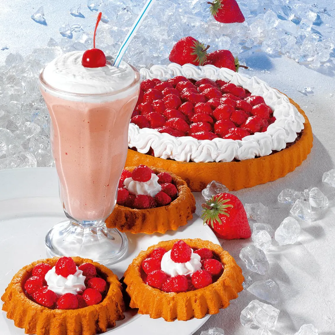 Fresas Alimentos De Imitación 12 Piezas