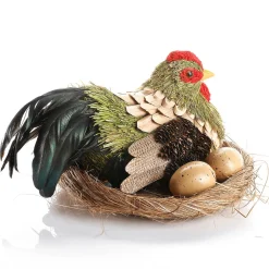 Gallina Deco Sobre Nido 23 Cm Ø, 16 Cm De Altura