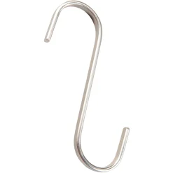 Gancho En Forma De S, Longitud 12 Cm, Percha Plata Mate