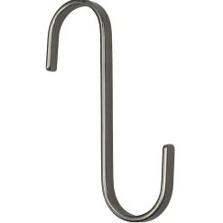 Gancho En Forma De S, Longitud 12 Cm, Percha Antracita Mate