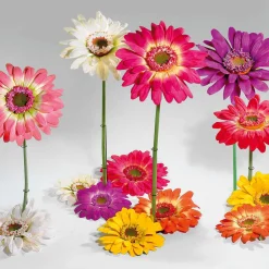 Gerbera Gigante Artificial Rosa, 120 Cm