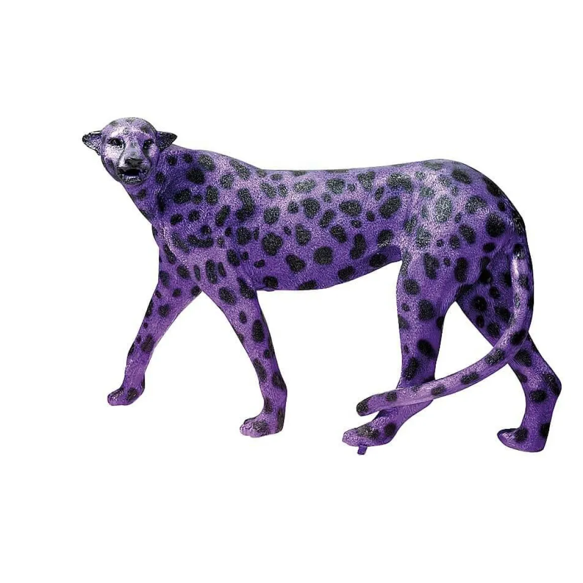 Guepardo Morado 110 Cm De Largo Con Manchas Negras