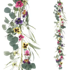 Guirnalda Artificial De Flores Enredadera Colorida 155 Cm