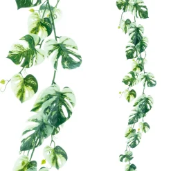 Guirnalda Artificial De Philoranke Variegata Monstera De 180 Cm