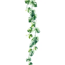 Guirnalda Artificial De Philoranke Variegata Monstera De 180 Cm