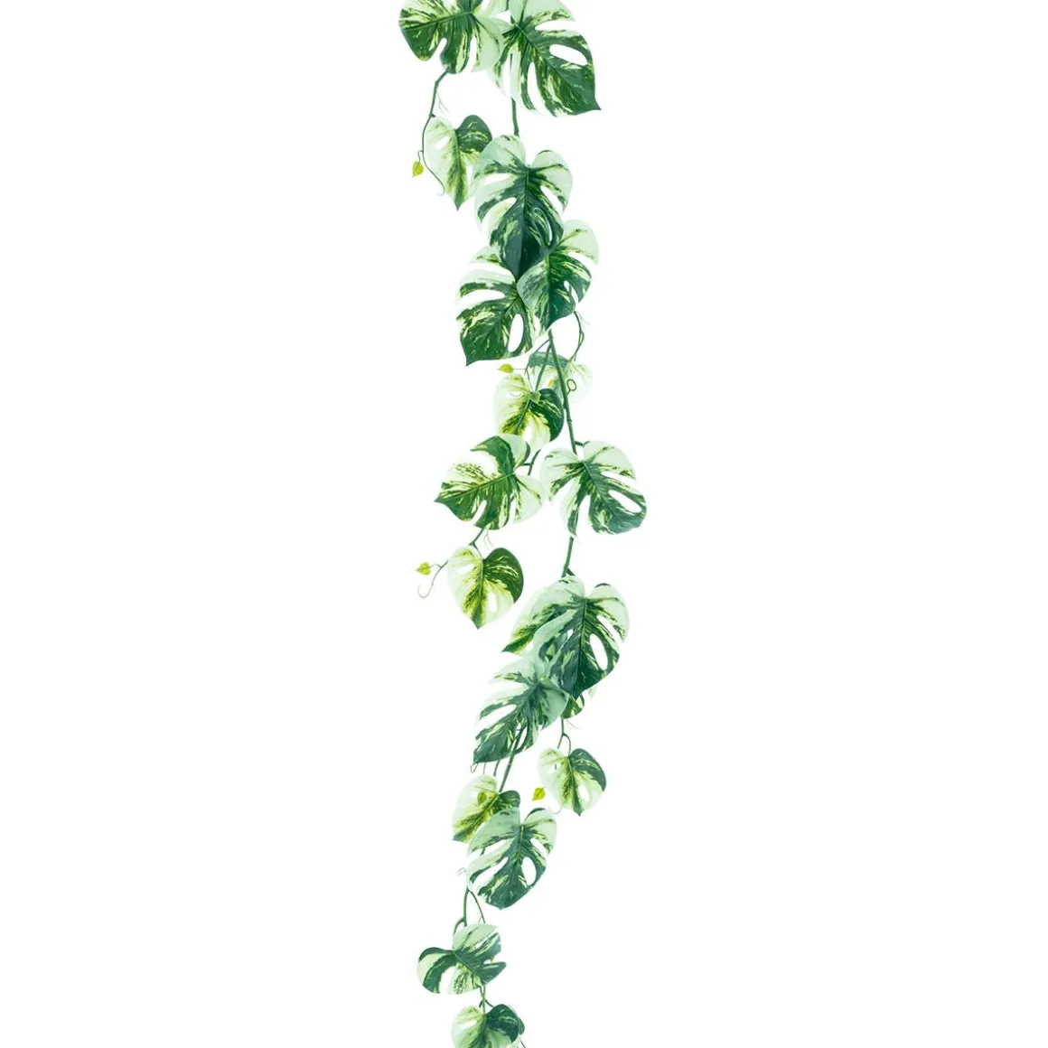 Guirnalda Artificial De Philoranke Variegata Monstera De 180 Cm