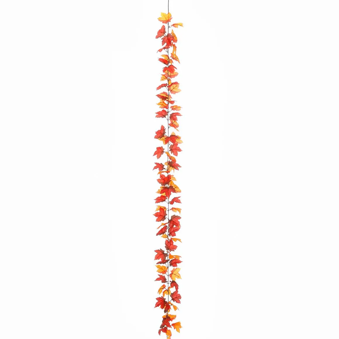 Guirnalda De Arce Artificial Naranja - Marrón 180 Cm