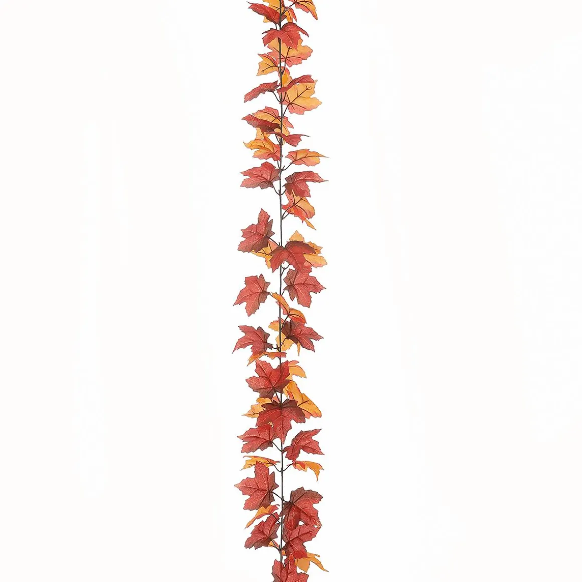 Guirnalda De Arce Artificial Naranja - Marrón 180 Cm