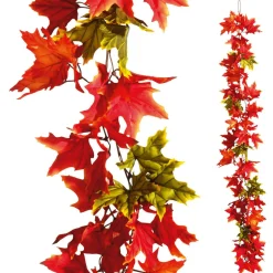 Guirnalda De Arce Roja - Verde 180 Cm