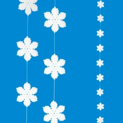 Guirnalda De Copos De Nieve, 180 Cm De Largo