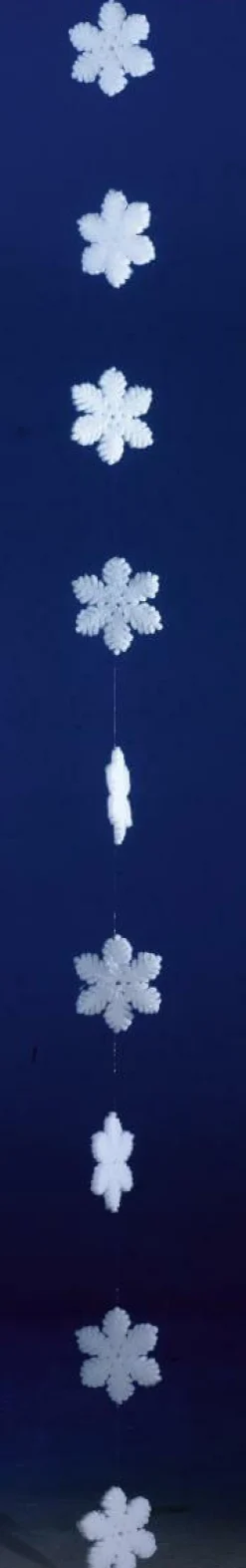 Guirnalda De Copos De Nieve, 180 Cm De Largo
