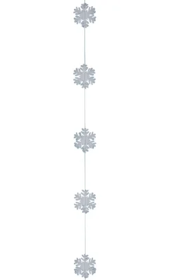Guirnalda De Copos De Nieve, Blanca, 180 Cm