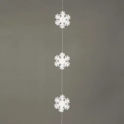 Guirnalda De Copos De Nieve, Blanca, 180 Cm