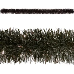 Guirnalda De Espumillón Negro Ø 12 Cm