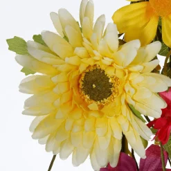 Guirnalda De Flores Artificiales De Campo Gerbera Vid Artificial Multicolor 140 Cm