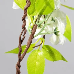 Guirnalda De Flores De Cerezo Artificial Blanco 110 Cm