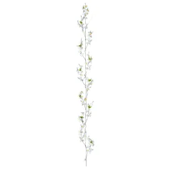 Guirnalda De Flores De Manzano Decorativa, Color Blanco
