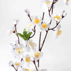 Guirnalda De Flores De Manzano Decorativa, Color Blanco