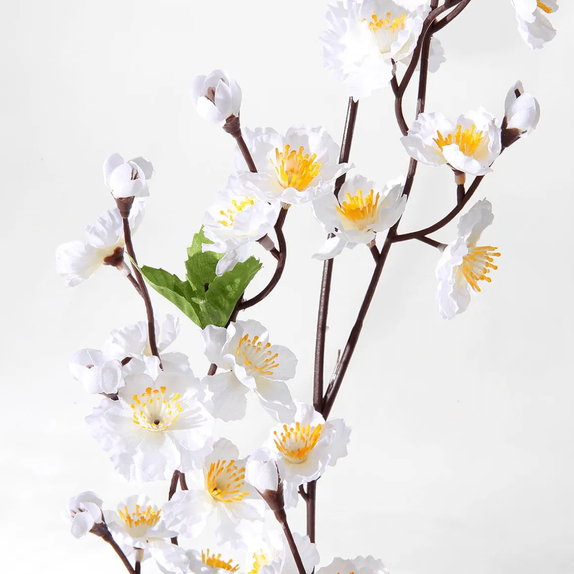 Guirnalda De Flores De Manzano Decorativa, Color Blanco