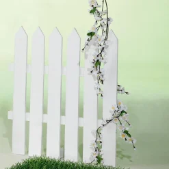 Guirnalda De Flores De Manzano Decorativa, Color Blanco