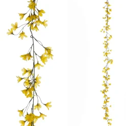 Guirnalda De Forsitias Artificiales Amarilla 180 Cm