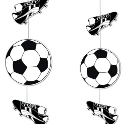 Guirnalda De Fútbol Con Zapatos Y Balones 90cm