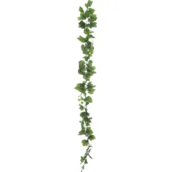 Guirnalda De Hojas De Parra Artificial Verde, 160 Cm