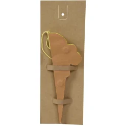 Helado De Cartón Para Colgar 30 Cm, Amarillo