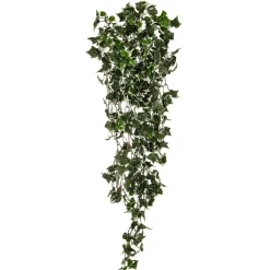 Hiedra Artificial Colgante Ignífugo Verde-blanco 85 Cm