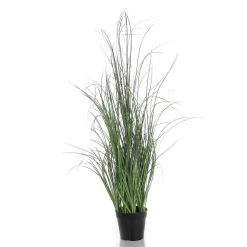 Hierba Artificial Verde En Maceta 110 Cm De Altura