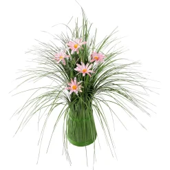 Hierba Decorativa Con Flores, 50 Cm