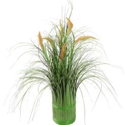 Hierba Decorativa Con Flores De Junco, 50 Cm
