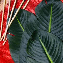 Hoja De Banana Artificial, 75 Cm De Largo