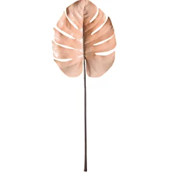 Hoja De Monstera Artificial 90 Cm Crema