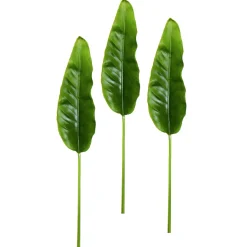 Hojas Artificiales De Strelizia 88 Cm, 3 Piezas