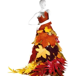 Hojas De Otoño Decorativas 50 Cm, 4 Pz.