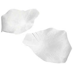 Hojas De Rosas Decorativas XL, Ø 28 Cm, Blanco, 30 Piezas