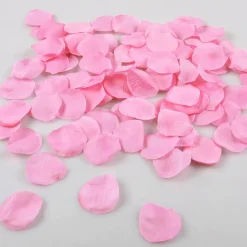 Hojas De Rosas Rosadas, 100 Piezas