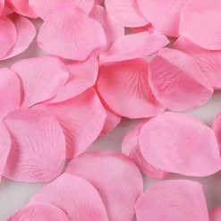 Hojas De Rosas Rosadas, 100 Piezas