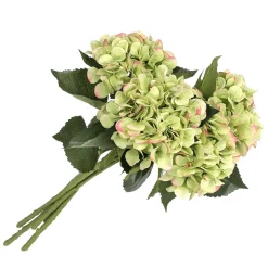 Hortensia Artificial Verde, 52 Cm